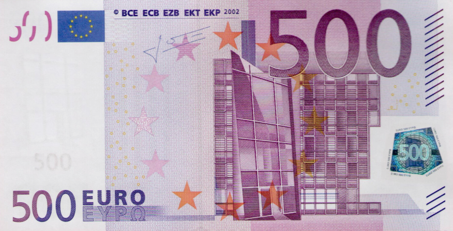 P14X European Union 500 Euro Year 2002 (Trichet)